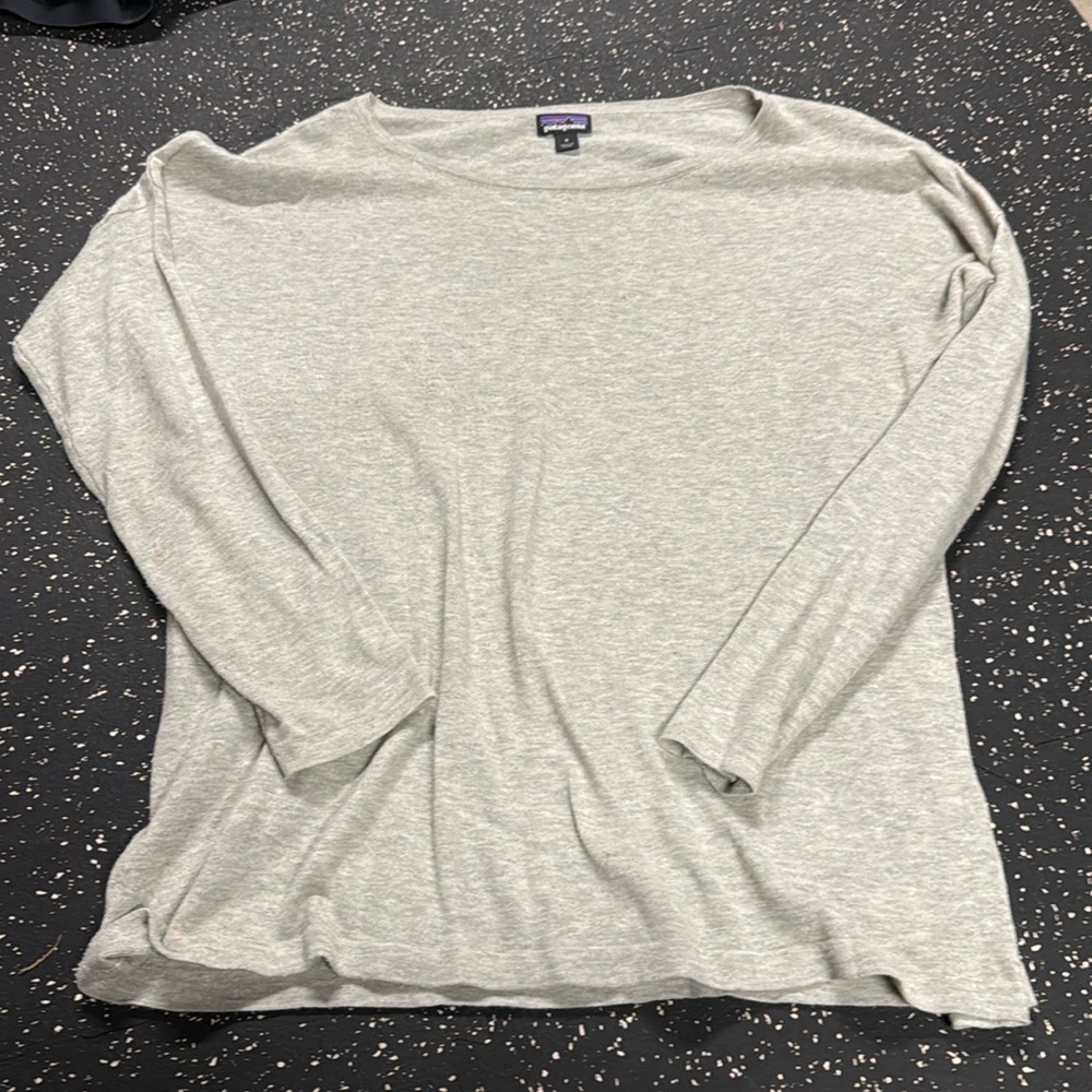 Patagonia drop shoulder cotton sweater